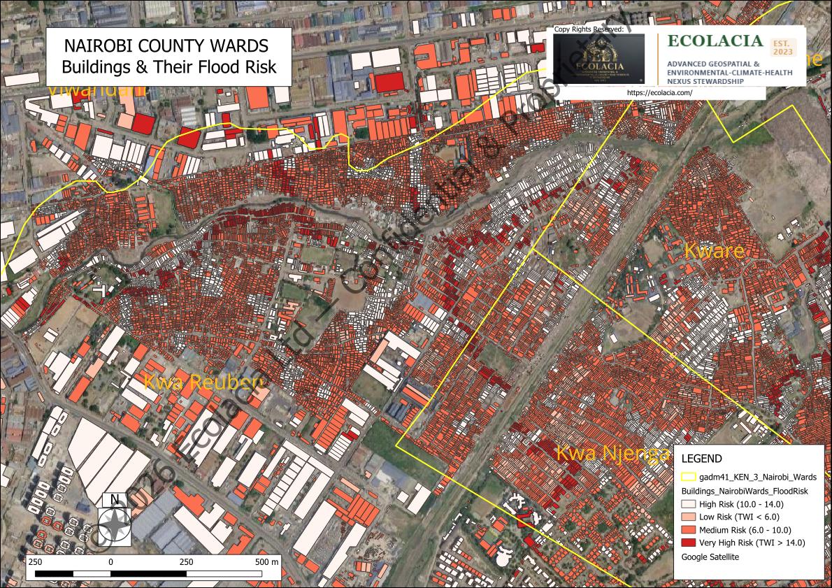 Informal Settlements Flood Risk Map